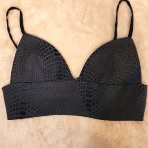 Snakeskin Print Bralette